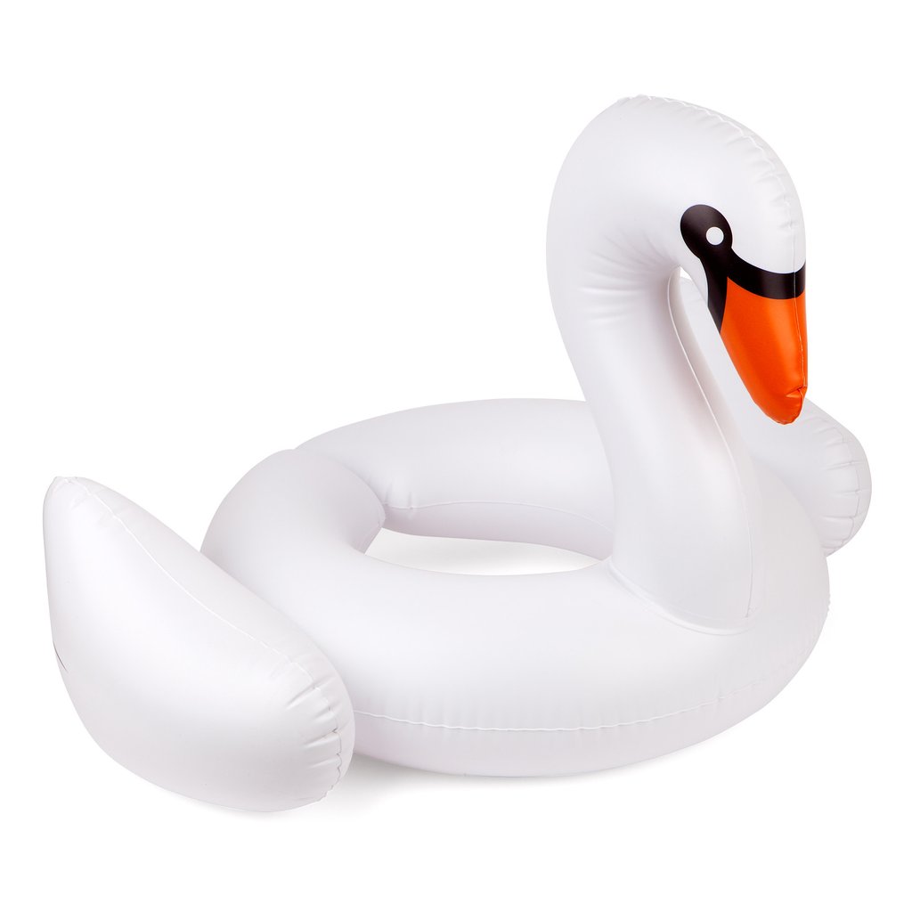 OEM Cheap Inflatable Swan Swimming Ring for Kids