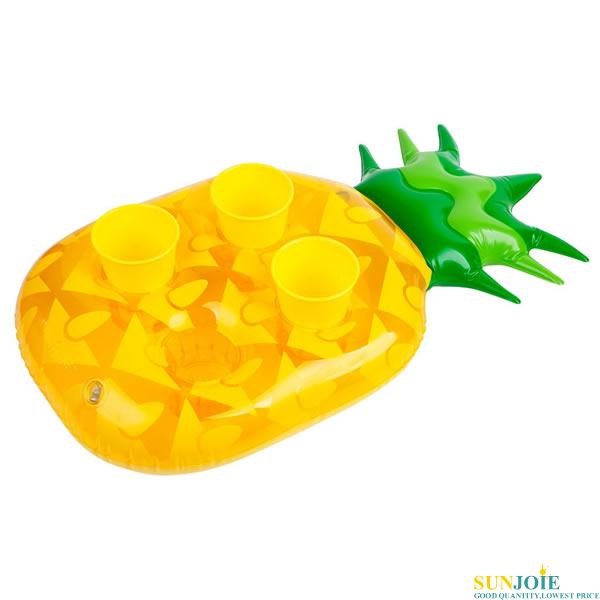 INFLATABLE DRINK HOLDER PINEAPPLE