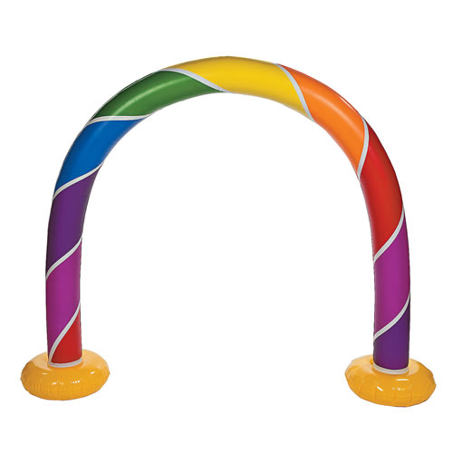 summer party Inflatable Rainbow Sprinkler