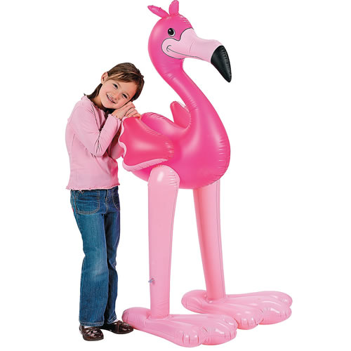 Great Beach Party Inflatable Jumbo Flamingo