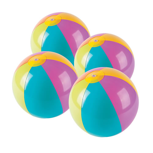 Bright Beach Balls for promotional