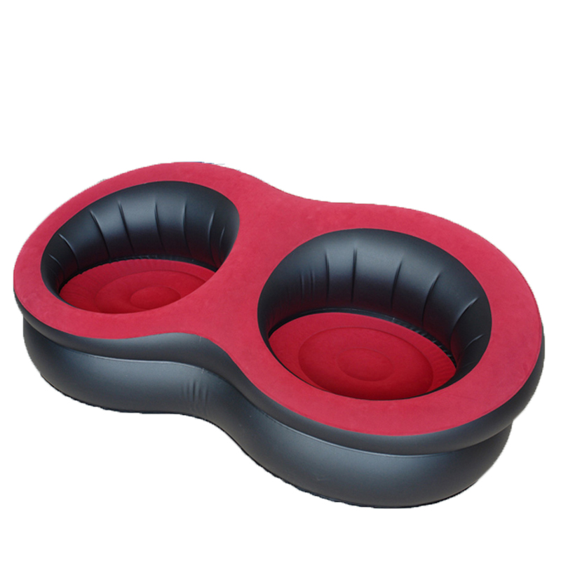 Double Red Inflatable Movie Armchair