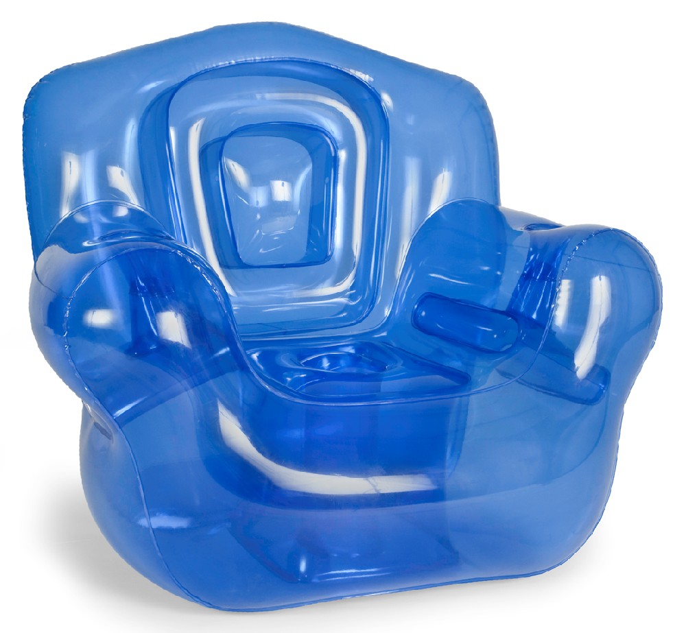 High quality Blue PVC inflatable chair