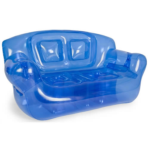 High quality Blue Double people PVC inflatable chair