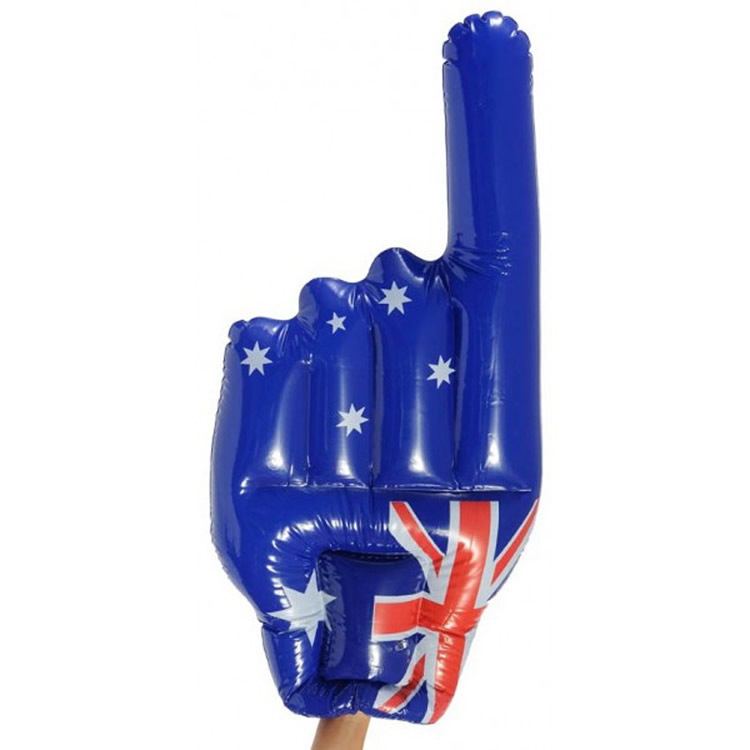 Party events fans gift inflatable finger hand