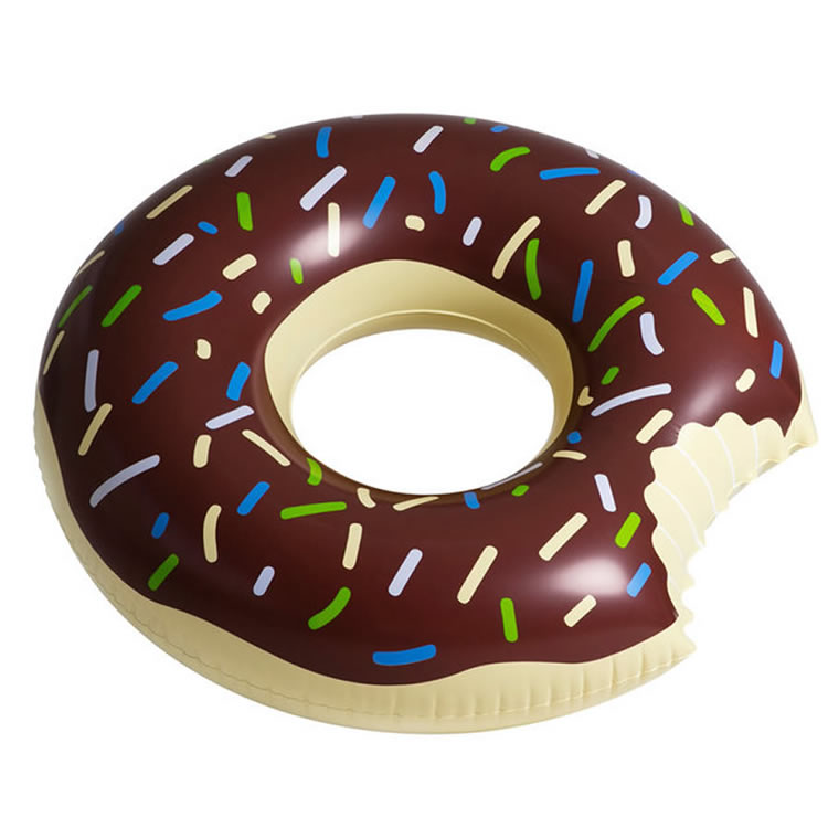 Chocolate Donut Pool Float