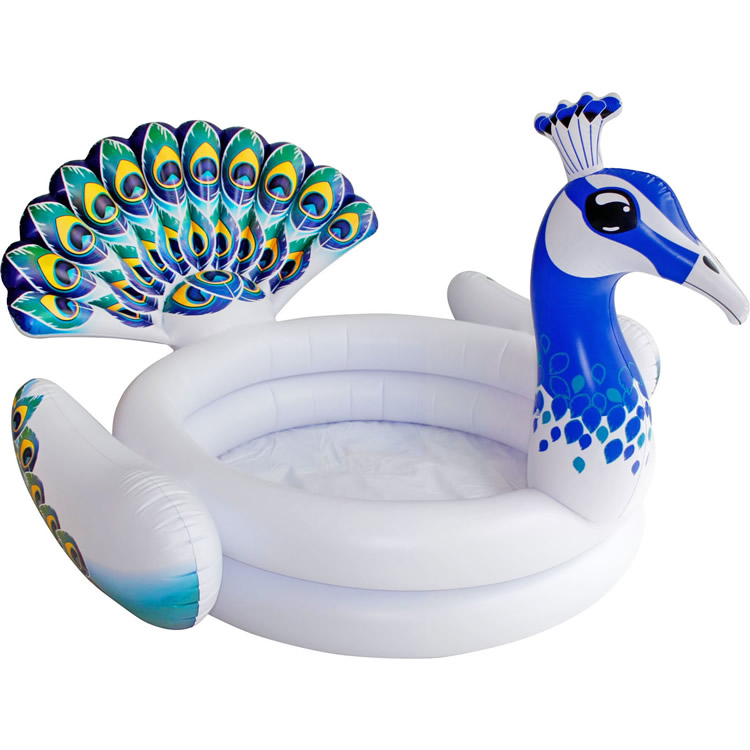 3D Inflatable Peacock Paddling Pool