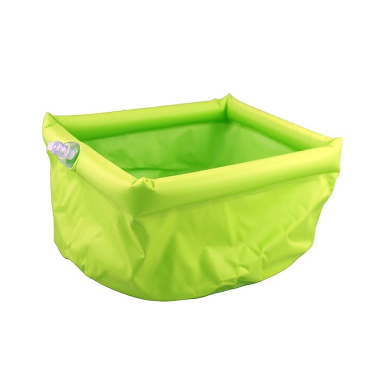 Inflatable Camping Sink with 5L Capacity, Green