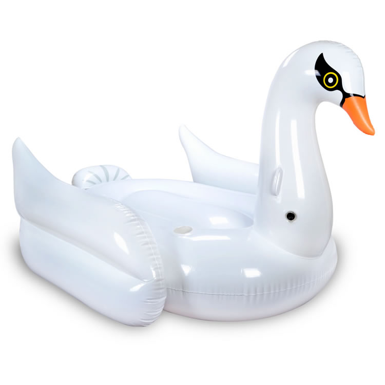 Factory Custom White Swan Pool Float