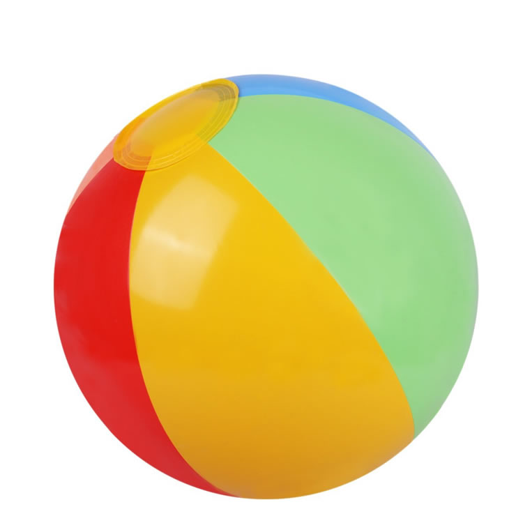 Customize Rainbow Colored Inflatable Beach Balls
