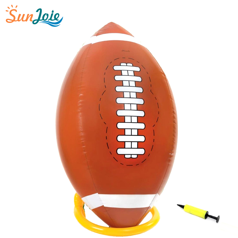 Giant Inflatable Football with Tee and Pump