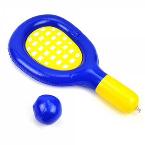 Custom Inflatable Tennis Racket Offset Technique Safe For Children