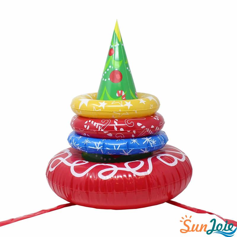 Inflatable Christmas Tree Toss Game for Christmas Parties Games