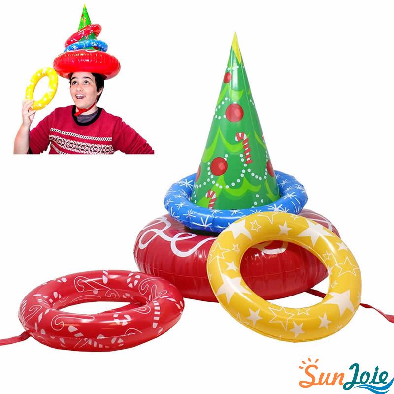 Inflatable Christmas Tree Toss Game for Christmas Parties Games