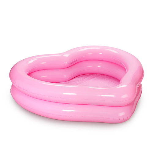 Pink Heart Splash Inflatable Swimming Pool