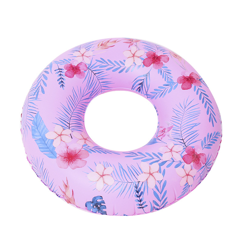 Floral Inflatable Swimming Ring