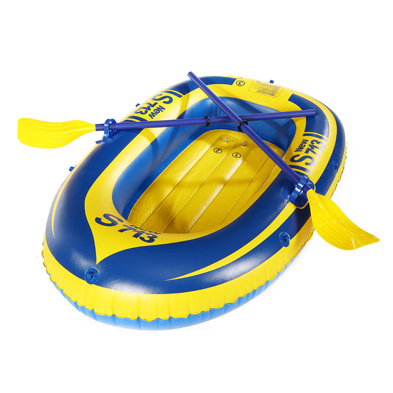 PVC Single Person Inflatable Boat Kayak Canoe Raft Rubber Dinghy