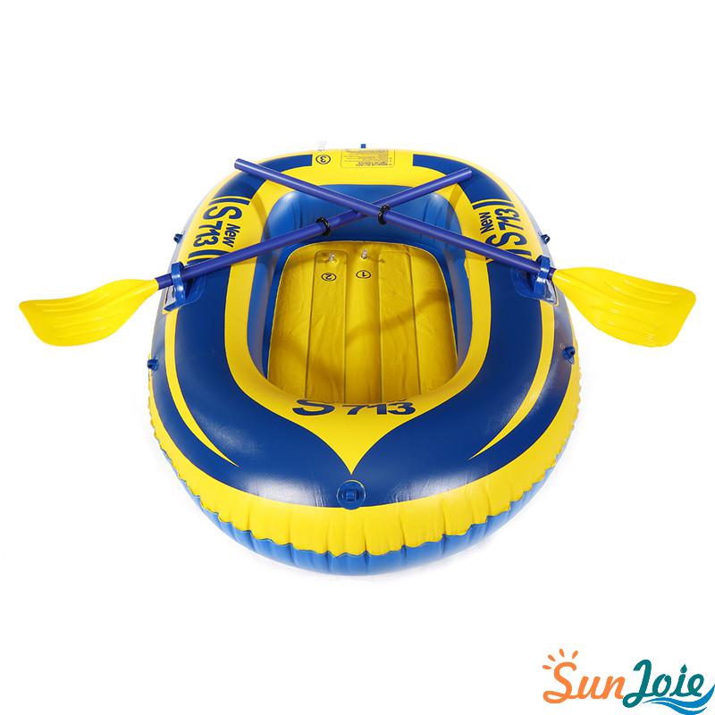 PVC Single Person Inflatable Boat Kayak Canoe Raft Rubber Dinghy
