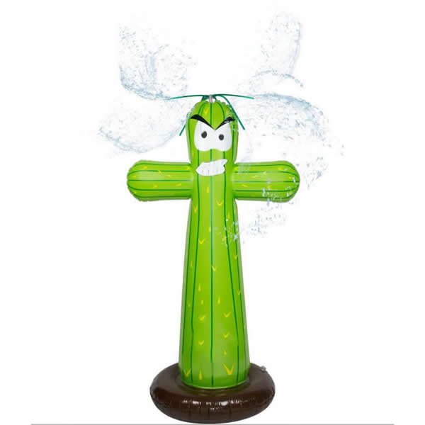 Inflatable Cactus Spinning water sprinkler