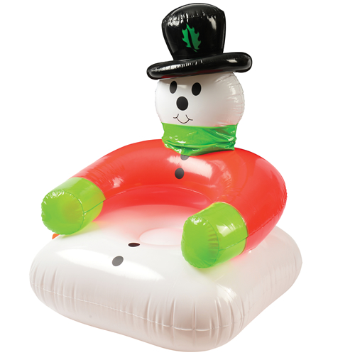Snowman Head Christmas Chair 24