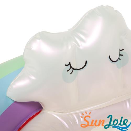 Lovely Inflatable Rainbow Baby Float