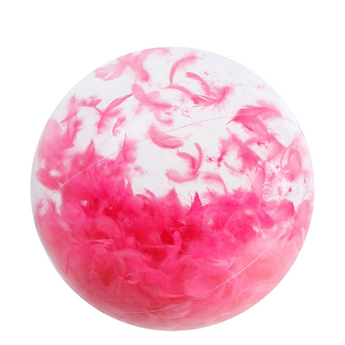 Feather Beach Ball Pink