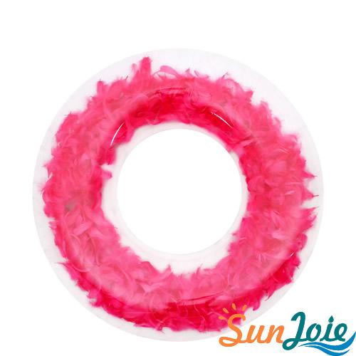 Feather Swimming Ring Pink