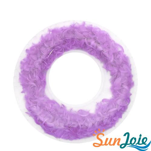 Feather Swimming Ring Pink