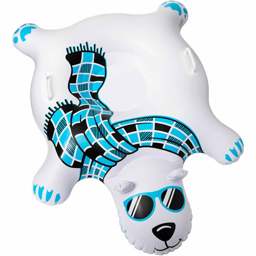 Inflatable Polar Bear Snow Sleds Tube