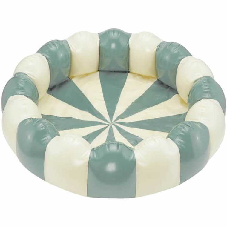 Striped Inflatable Pool for Children