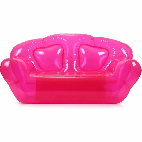 Inflatable Chair Blow Up Couches Transparent Inflatable Sofa Seat 