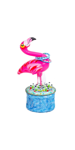 50” Inflatable Flamingo Cooler with Toss Rings